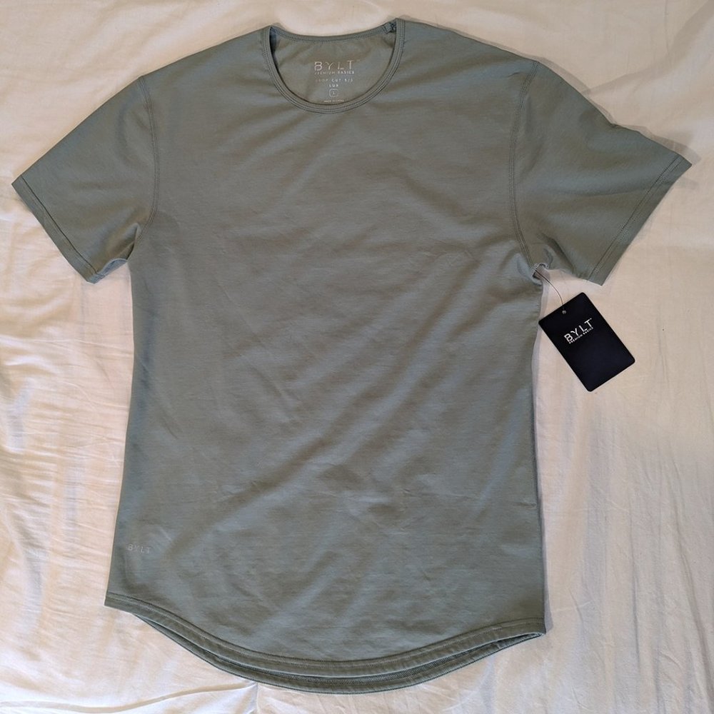 BYLT Drop-Cut LUX SS - Moss Color